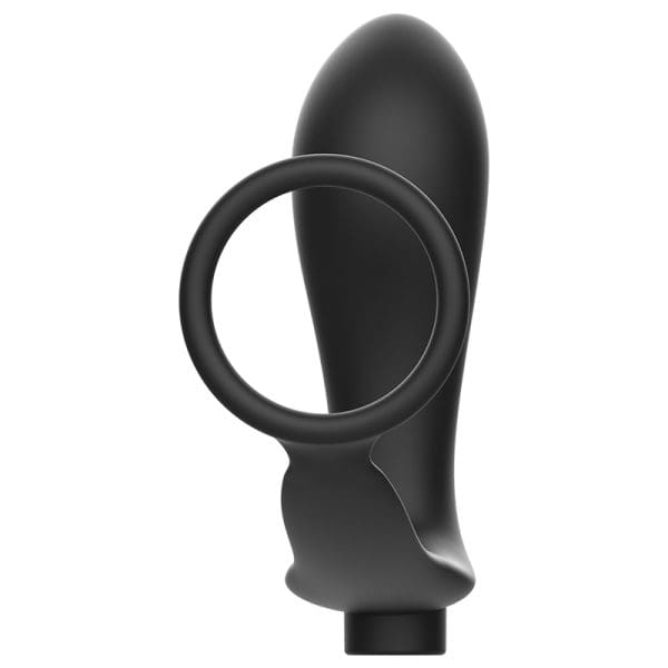 ADDICTED TOYS - PENIS RING WITH REMOTE CONTROL ANAL PLUG BLACK RECHARGEABLE 6